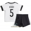 Officiële Voetbalshirt + Korte Broek Duitsland Thilo Kehrer 5 Thuis WK 2022 - Kids